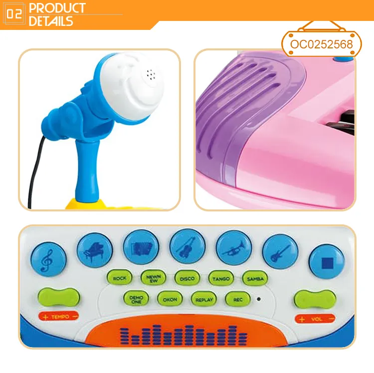 Wholesale Montessori Children's Baby Creative Composer Portable Piano Musical Instruments Toy Electronic Keyboard