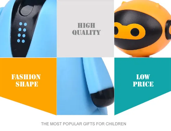 Wholesale Educational Plastic Intelligent Battery Operated Inductive Small Security Robot for Kids