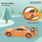 Wholesale Mini Diecast Miniature Metal Alloy Car Toys Model with Light Music