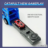 Wholesale Miniature Diecast Metal 6PCS Customized Alloy Cars Track Toy Truck Transport Car for Kids