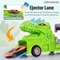 Wholesale Diecast Foldable Trucks Dinosaur Racing Rail Car Funny Track Alloy Car PVC Dinosaur Toys Set
