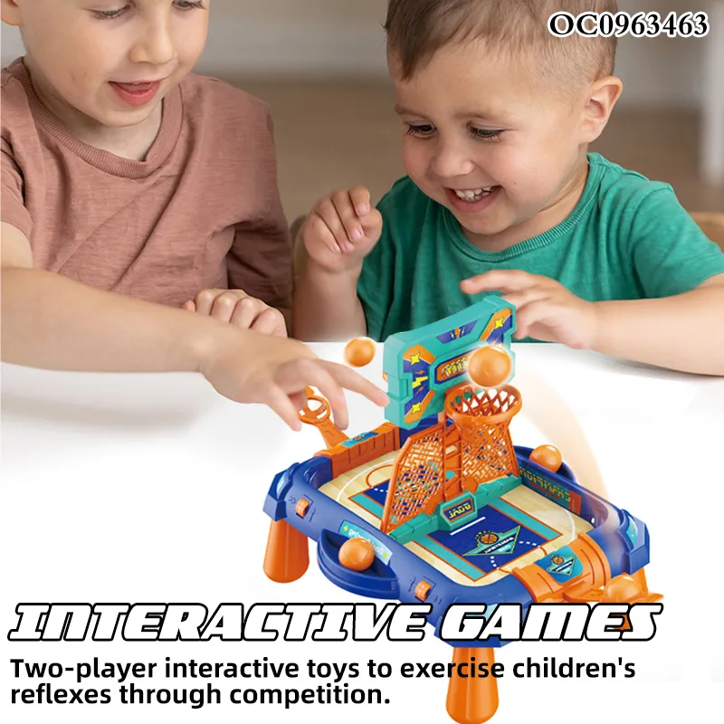 Wholesale Interactive Family Children Mini Finger Basketball Toys Interactive Games Table Hoop Board Games