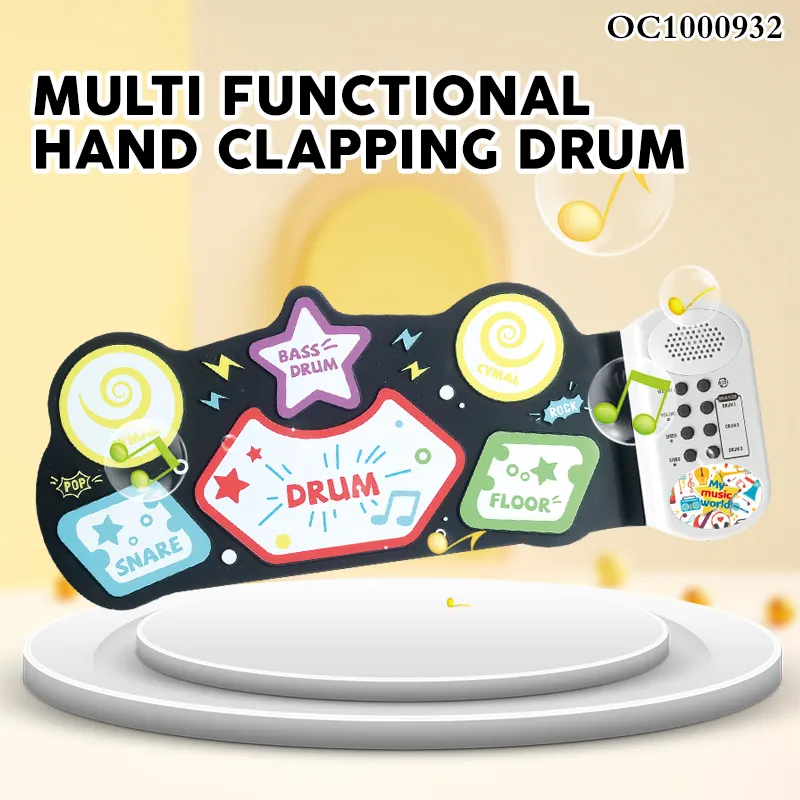 Wholesale Plastic Modes Musical and Sound Kids Toys Instruments Electronic Children Happy Drum