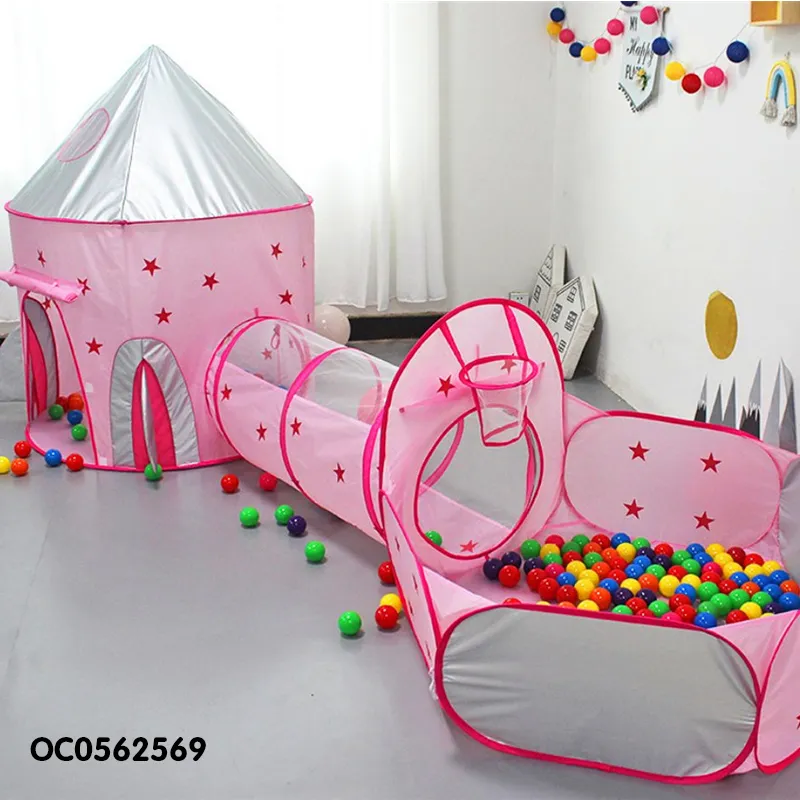 Wholesale Indoor Outdoor Funny Children's Pink Kids Play Tent House