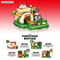 Christmas Theme Hand Powered Racing Track Slot Toy Car Race Track Game Set Toys for Kids