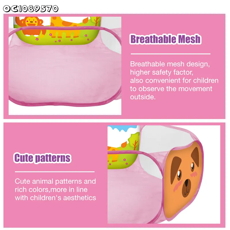 Wholesale Ocean Ball Plastic Indoor Basketball Sports Toy Kids Play Tent House for Children