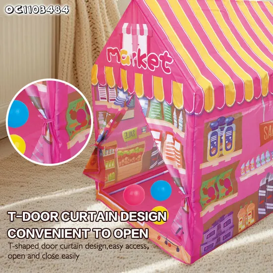 Wholesale Funny Kids Playhouse Children Tent Indoor Baby Folding Ocean Ball Pool Plastic Playhouse