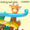Indoor Educational Track Toy Slot Roll a Ball Toy Education Assemble Toy for Kids