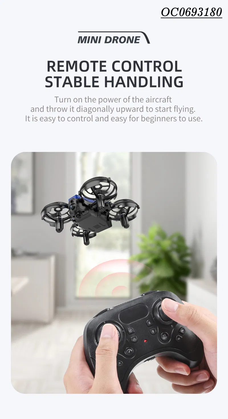 Wholesale Children Hand Controlled Flying Sensor Mini Remote Control Drone Toy for Kids