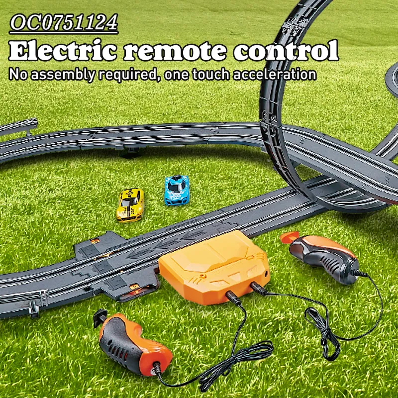 Cool B/O 1/64 Plastic Electric Powered Slot Car Race Track Toy for Children