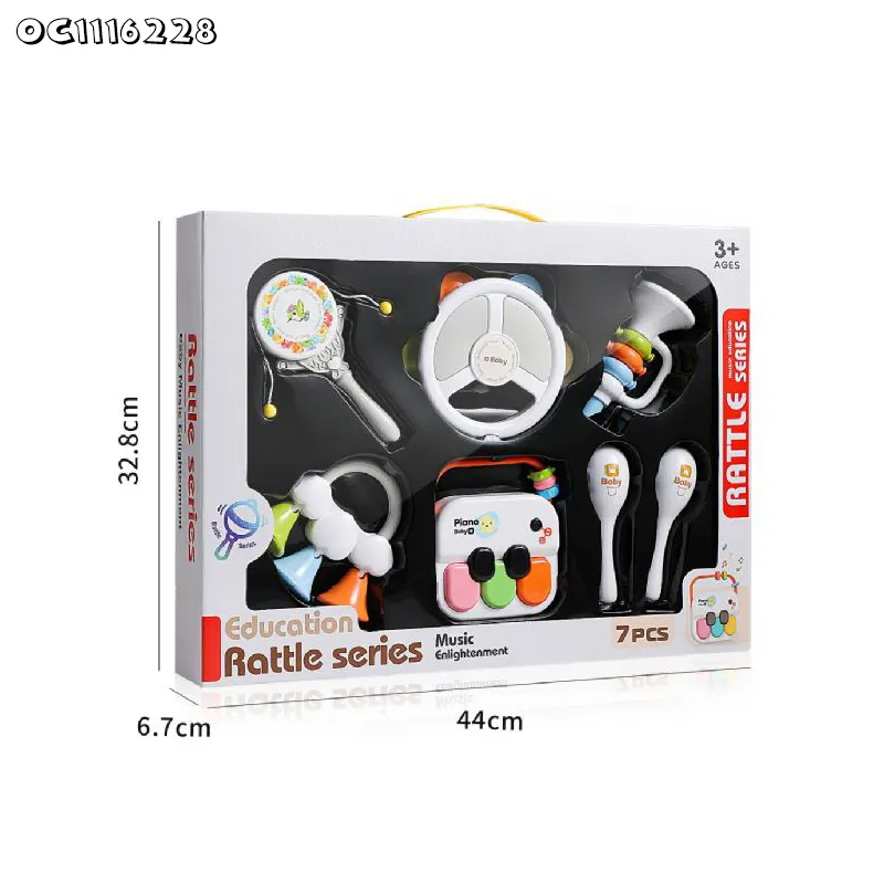 Plastic Electric Simulation Driving Plastic Baby Steering Wheel Board Montessori Board Game Toys