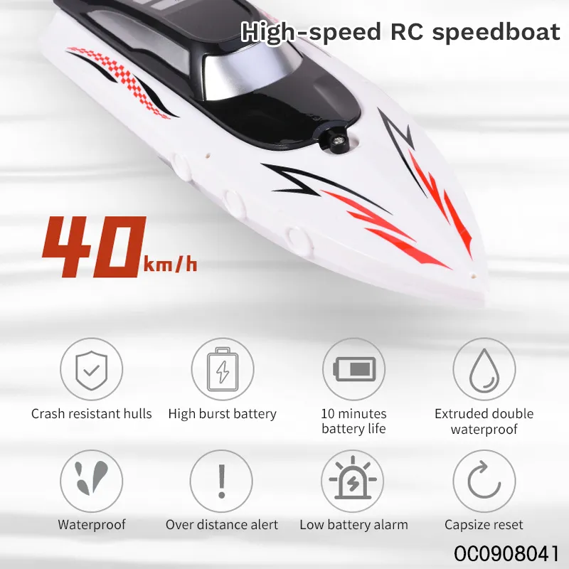 Wholesale 1: 36 40km/H Remote Control High Speed Toy Speed Ship Fast RC Racing Sports Radio Control Boat