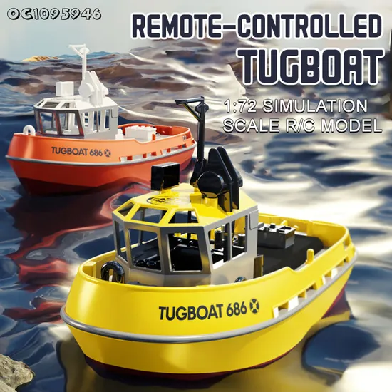 Wholesale 1: 72 Scale Plastic High Speed Mini Electric Racing Remote Control RC Model Toys Boat for Kid