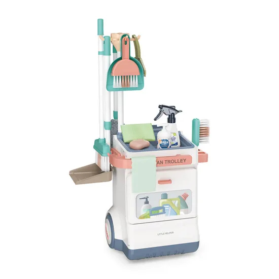 Wholesale Educational Plastic Children House Pretend Play Cleaning Toy Set for Kids