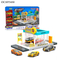 The Boys Series Simulation City Auto Repair Station Set Gas Station Model Custom Cars Plastic Toy for Kids