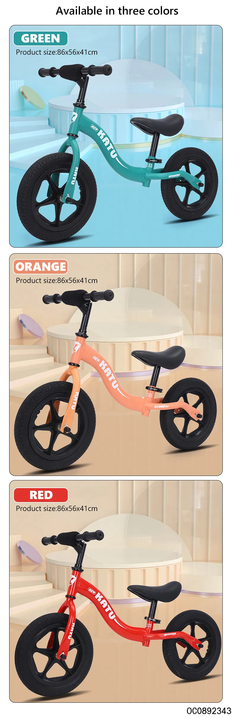 Wholesale Mini Baby Ride on Car Children Kids Balance Bike Toys