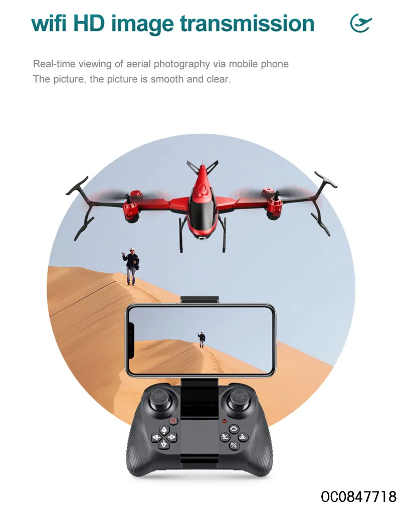 Wholesale Folding Helicopter Big Size Remote Control Flying Drone Toy with Camera