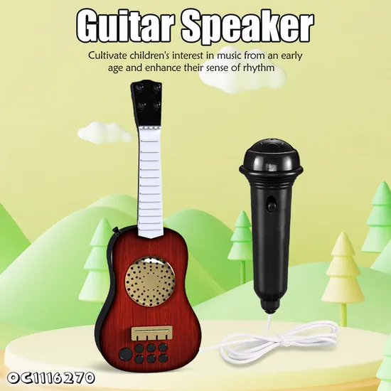 Wholesale Electric Musical Instrument Kid Electric Play Guitar for Children with Light for Hot Sale