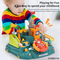 Electronic Board Game Kids Race Tracks for Boys Car Adventure Time Toys with Mini Cars