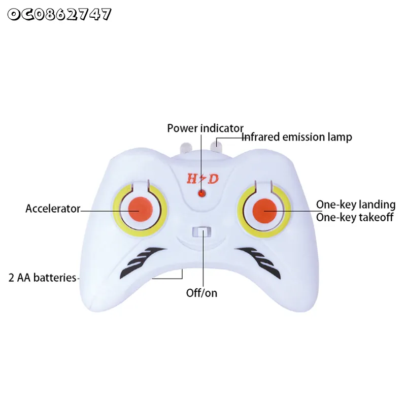 Children Aircraft Remote Control Hand Sensor Flying Toys RC Helicopter with Light