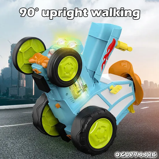 Wholesale RC Hobby Kids Remote Control Stunt Car with Light and Music