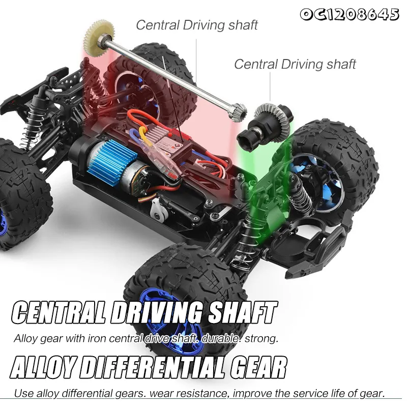 4 Wd 1: 14 Scale Remote Control RC Toy Electric High Quality Car off Road Vehicle Toys Car with LED Flash Light