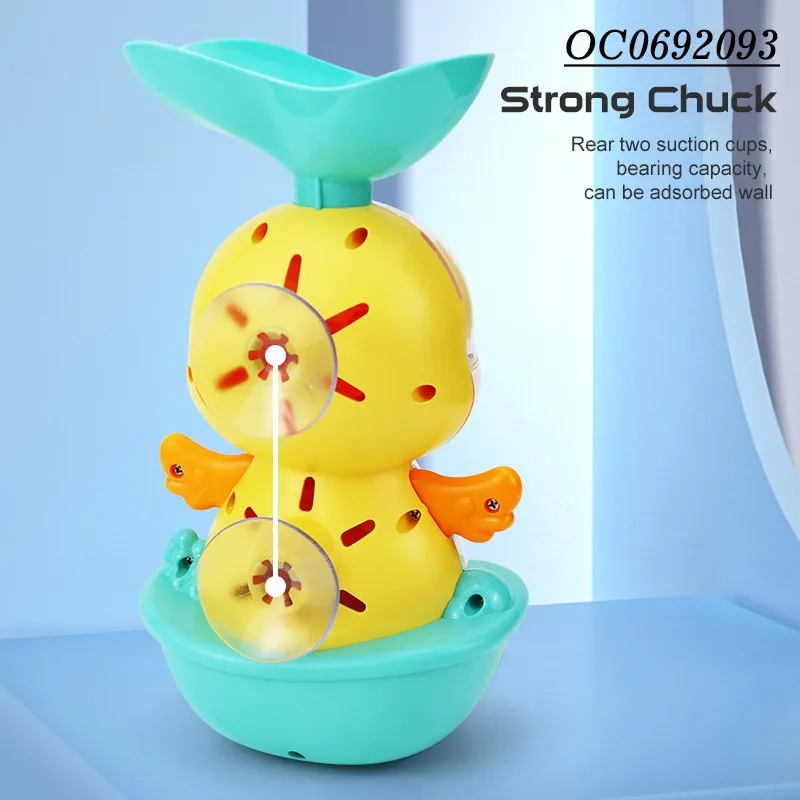Transparent Gear Duck Baby Shower Head Gift Set Sprinkler Bath Toys Bathtub New Bath Toys