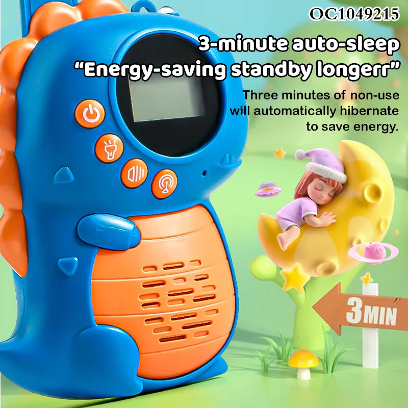 Portable Wireless Handheld Interphone Interactive Plastic Dinosaur Walkie Talkie Child Toy Electric for Kidchildren