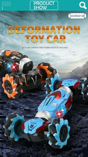 Twisted Climbing Drift Hand Gesture Controlled Stunt off Road RC Model Car for Kids