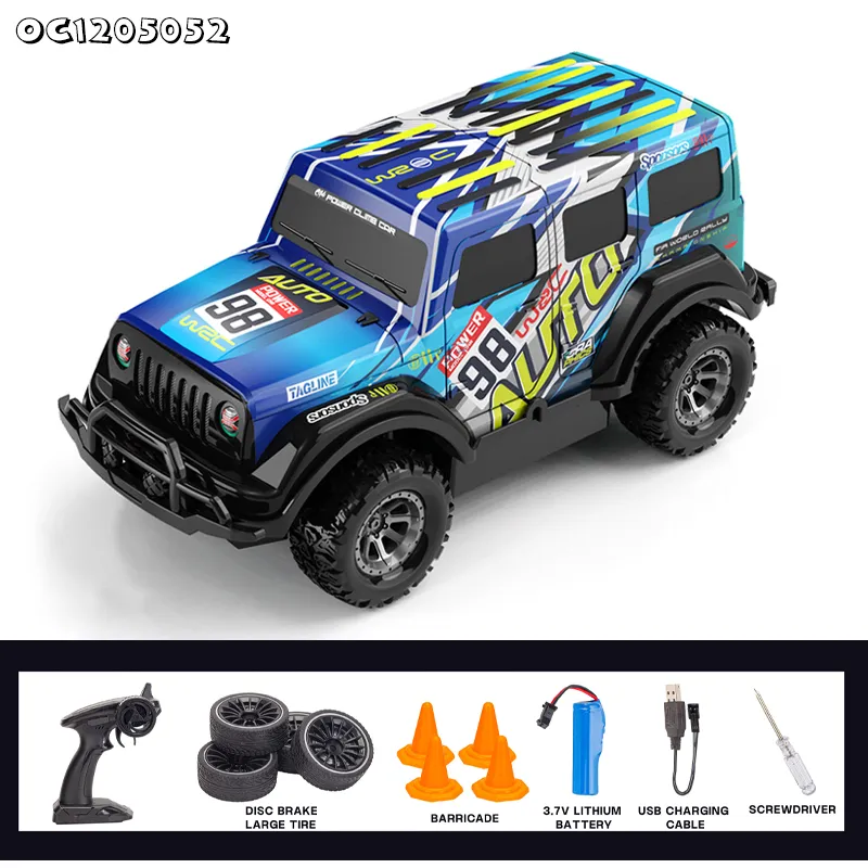 1: 22 Scale USB Rechargeable Lighted up Drift Racing Remote Control Toys Car for Wholesale