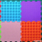 Wholesale 8PCS Different Color Funny Flooring Portable Foot Pressure Plate Massager Mat