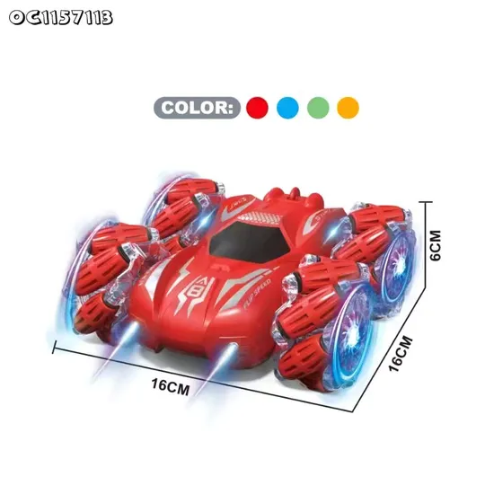 LED Lighting Wheels Remote Control Stunt Car Toy Drift RC Cars with High Speed for Wholesale