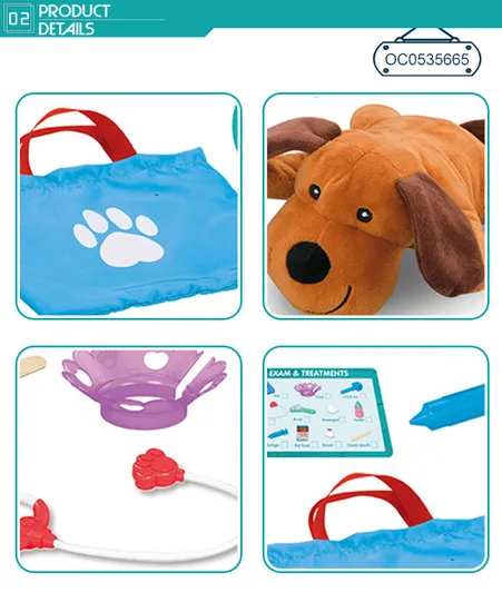 Girls Kids Pet Pretend Plastic Play Montessori Children's Interactive Creative Doctor Toy Set