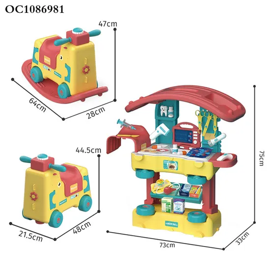 Wholesale Pretend Play Gifts Doctor Medical Games Kids Toys Interactive Montessori Doctor Set for Children
