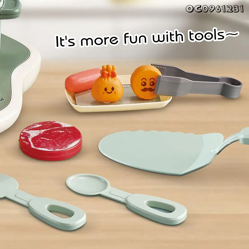 Wholesale Children's Pretend Role Play Funny Children's Plastic Kitchen Tool Food Toys