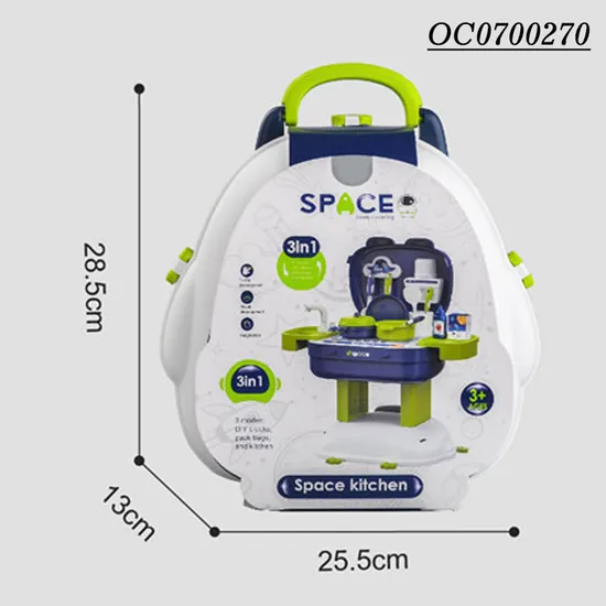 Wholesale Spray Sink Children's Plastic Educational Kitchen Pretend Food Play Cooking Set Toy