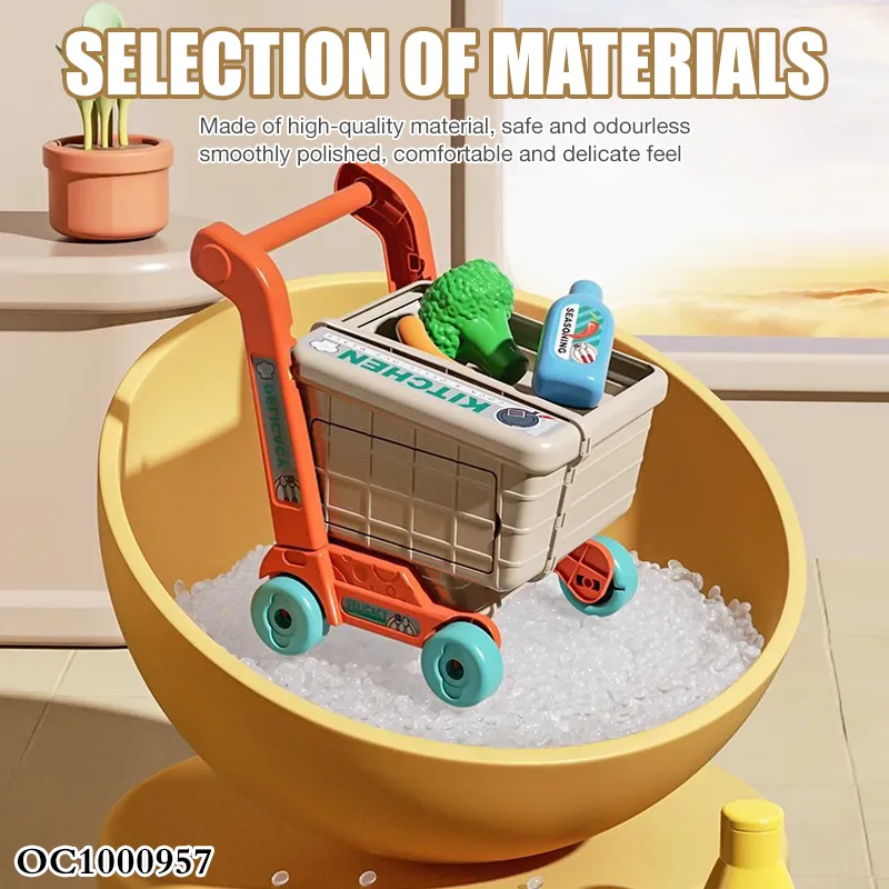 Wholesale Pretend Cooking Plastic Children House Play Big Kitchen Set Toy for Kids