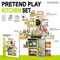 Wholesale Girls Pretend Play Sink Spray Children's Plastic Kitchen Play Set Electric Cooking Foods Toys