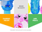 Happy Outdoor Games Funny Bubble Toy Gun with Pull Line Fan