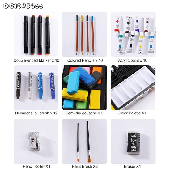 Wholesale Custom Color Pencil Crayons Watercolor Painting of Drawing Tools and Materials Montessori Educational Toys for Kids