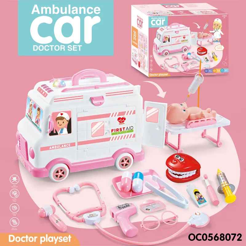 Medical Pretend Play Toys Montessori Interactive Kids Hospital Creative Doctor Set