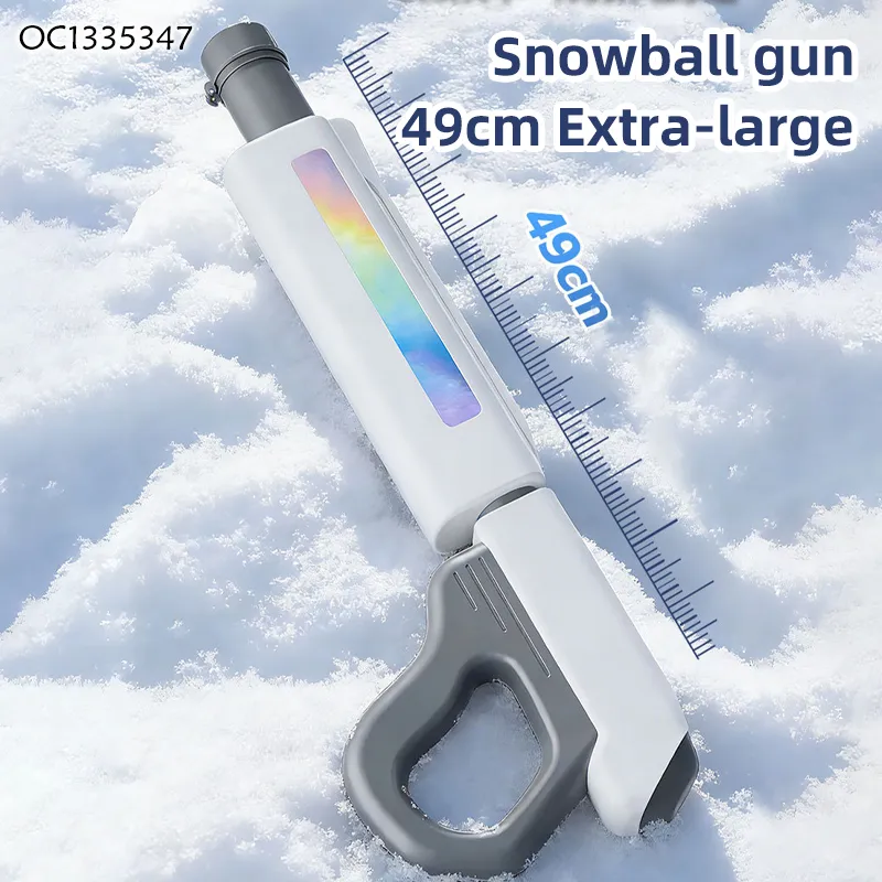 Winter Items Shooting Game Carnival Multiplayer Interactive Reaction Outdoor Challenge Games Snowball Launcher Gun for Kids