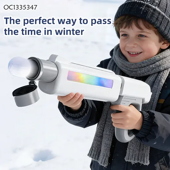 Winter Items Shooting Game Carnival Multiplayer Interactive Reaction Outdoor Challenge Games Snowball Launcher Gun for Kids