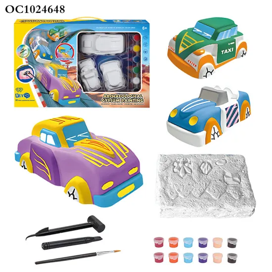 Creative Educational Drawing Toy Children Graffiti DIY Arts and Craft Plaster Painting Montessori Educational Toys for Kids