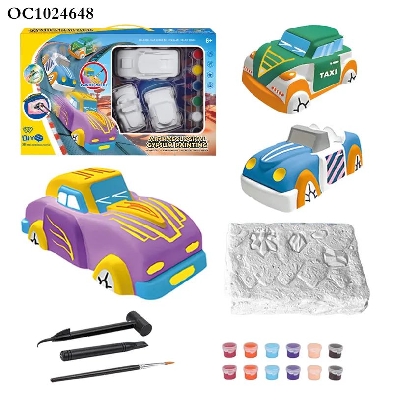 Creative Educational Drawing Toy Children Graffiti DIY Arts and Craft Plaster Painting Montessori Educational Toys for Kids