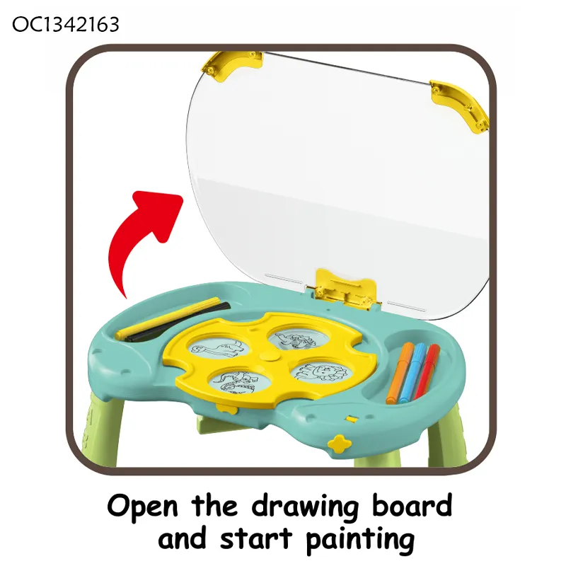 Wholesale Painting Projection LED Art Drawing Table Machine Learning Montessori Educational Popular DIY Toys for Kids
