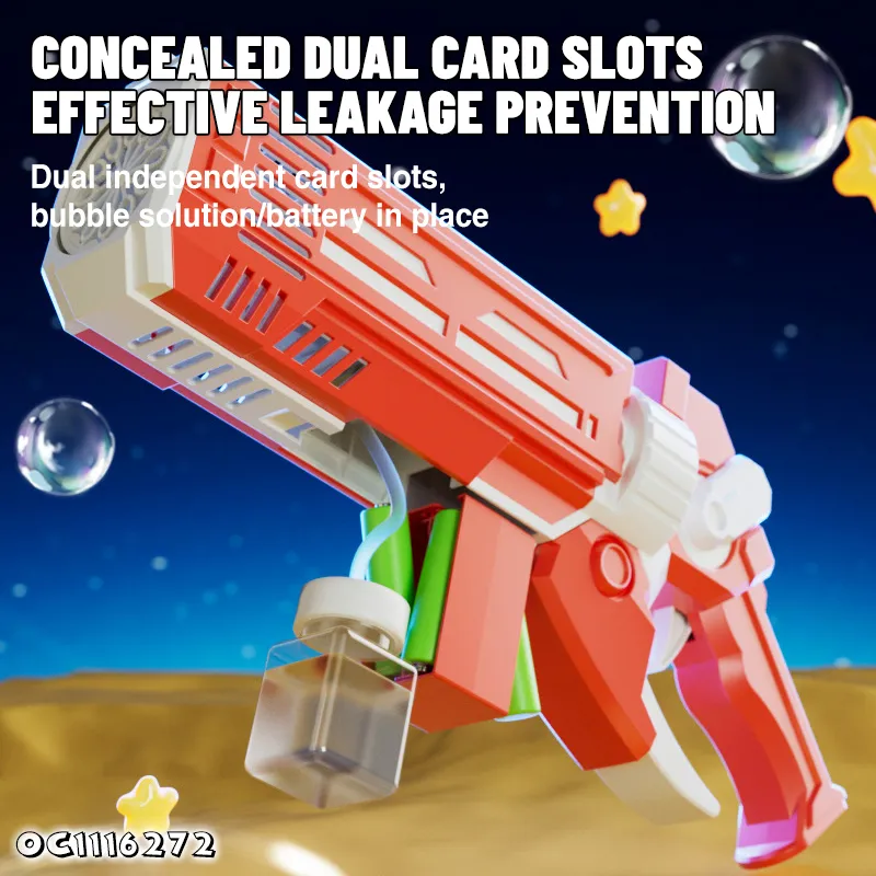 3 Bottles Bubble Solutions New Outdoor Summer Products LED Bubble Blower Gun Kids Toys with Lights Music No Battery for Children