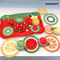 Wholesale Fruit Steel Tea Cups and Toys Mini Kitchen Pretend Gift Play Set