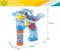 2 Bottles of Bubble Liquid Blue Pink Mixed Toy Fish Bubble Gun with Light and Sound
