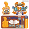 50PCS Boy Mechanical Tools Table Children Montessori Educational Screw Nuts Plastic Pretend Toy Set with Handbag Suitcase